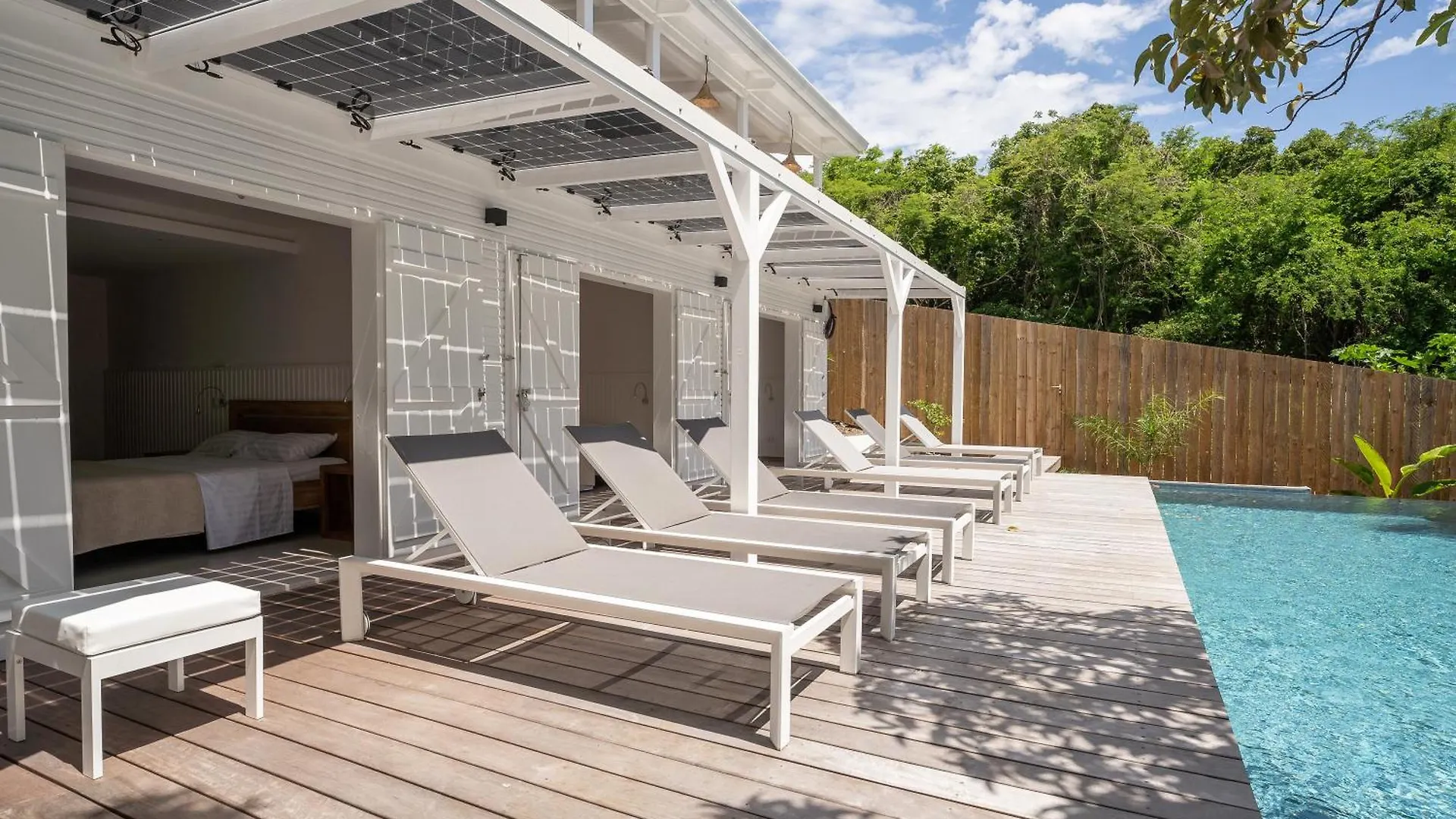 Villa Cabanes - Piscine A Debordement & Plage サン・フランソワ 0*,
